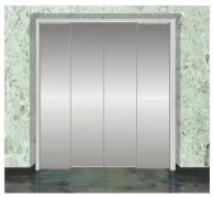 Porta de patamar dobrável